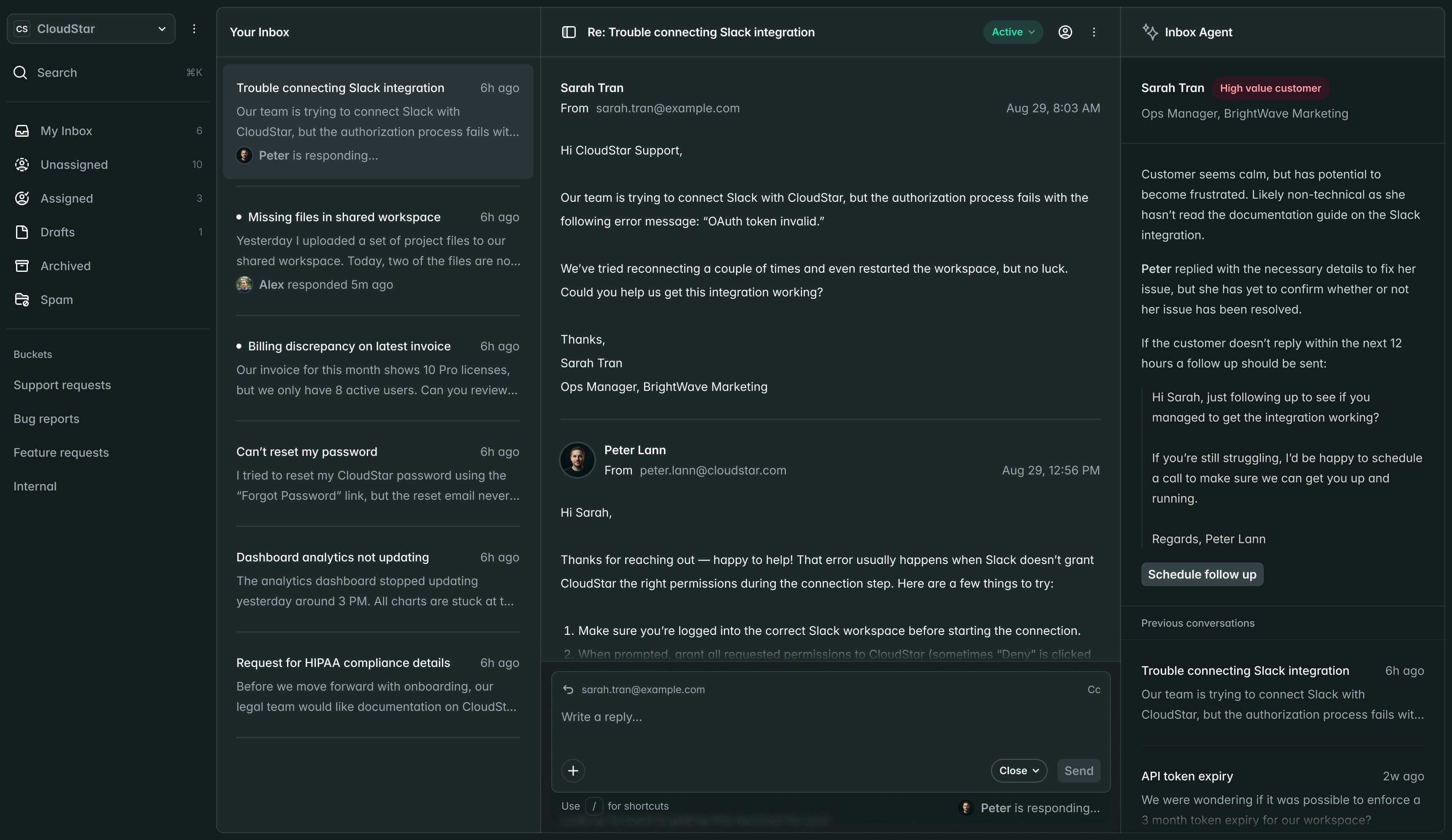 BankConverter PDF to CSV conversion interface — desktop dark mode